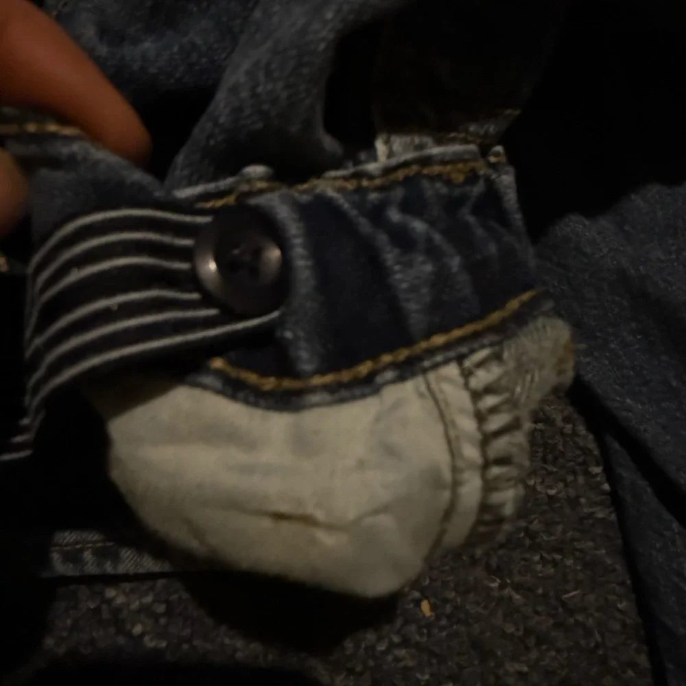 Osh Gosh B’gosh Boys Classic Blue jeans Adjustable strap‎ Sz 5R 100% cotton